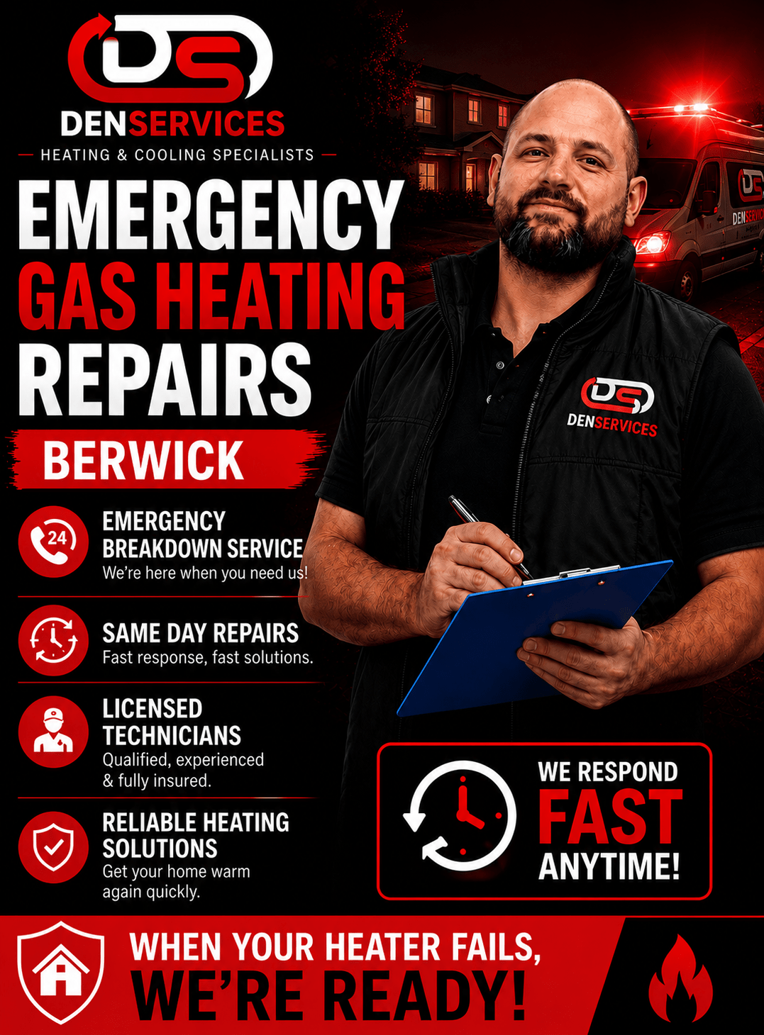 berwick emergency gas heating