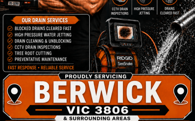 Blocked Drain Repairs Berwick VIC 3806