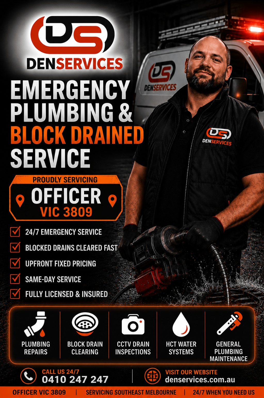 Emergency Plumbing Repairs Officer VIC 3809